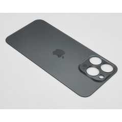 Klapka tylna obudowa do apple iPHONE 15 PRO szary/grafitowy BIG HOLE