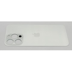 Klapka tylna obudowa do apple iPHONE 15 PRO srebrna/biała BIG HOLE