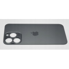 Klapka tylna obudowa do apple iPHONE 15 PRO szary/grafitowy BIG HOLE