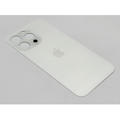 Klapka tylna obudowa do apple iPHONE 14 PRO srebrna/biała BIG HOLE