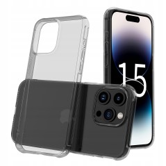 Etui Przezroczyste dla Apple iPhone 15 PRO + Szkło 9D