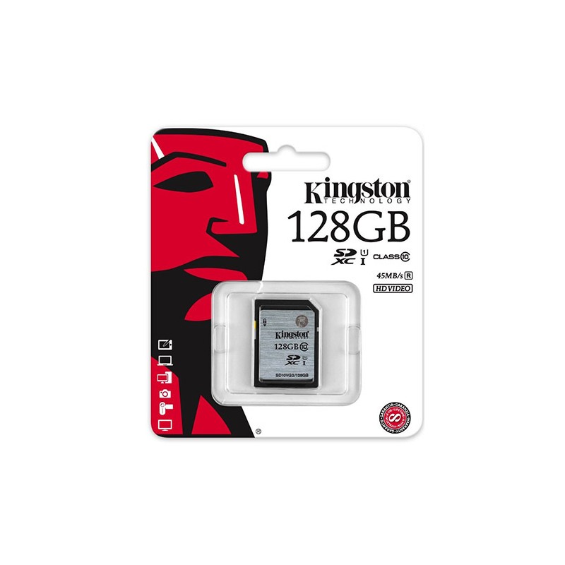 KINGSTON KARTA PAMIĘCI 128GB MICRO SD XC CLASS 10