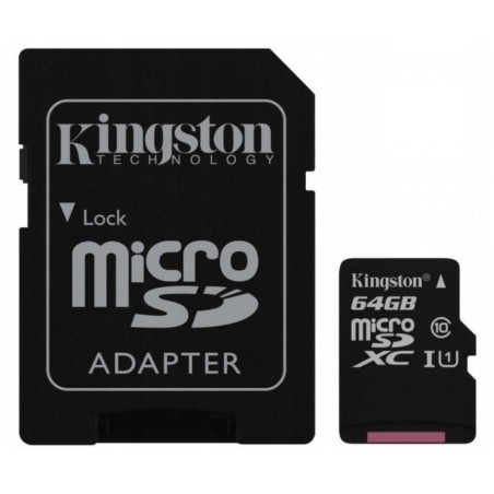 KINGSTON KARTA PAMIĘCI 64GB MICRO SD XC CLASS 10