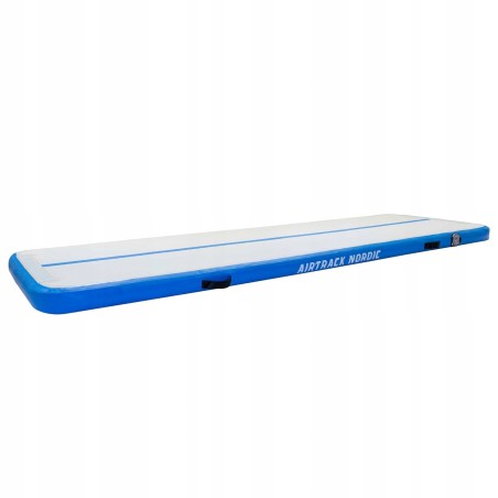 Materac gimnastyczny airtrack_nordic niebieski 400 cm x 100 cm