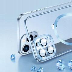 ETUI MAGSAFE DO IPHONE 14 PRO OBUDOWA CASE SREBRNY