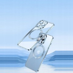 ETUI MAGSAFE DO IPHONE 14 PRO OBUDOWA CASE SREBRNY