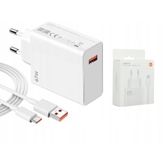 XIAOMI ORYGINALNA SZYBKA ŁADOWARKA 67W KABEL USB-C