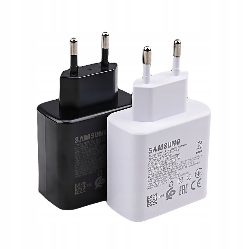 SAMSUNG Ładowarka ORYGINALNA 45W Kabel USB-C Biała