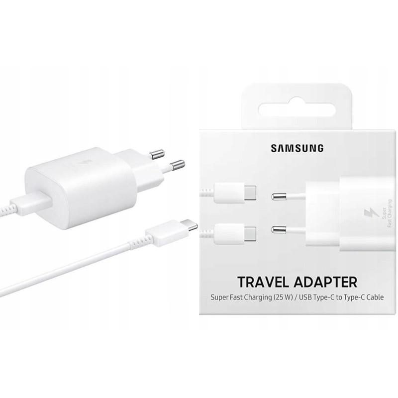 ORYGINALNA SZYBKA ŁADOWARKA SAMSUNG 25W USBC KABEL