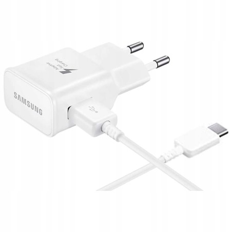 ORYGINALNA ŁADOWARKA SAMSUNG 15W KABEL USB-C BIAŁA